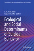 Cover: Ecological and Social Determinants of Suicidal Behavior - Springer