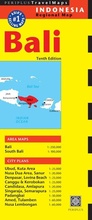 Cover: Bali Travel Map Tenth Edition - Periplus Editions