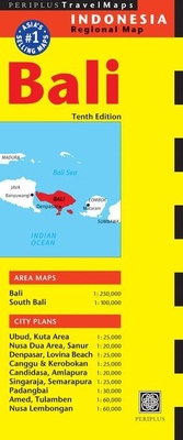 Abbildung von: Bali Travel Map Tenth Edition - Periplus Editions