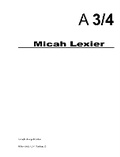 Cover: A3/4 Issue 12. Micah Lexier. - fifthsyllable