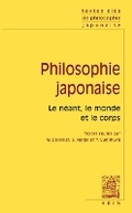 Cover: Philosophie Japonaise - Librarie Philosophique J. Vrin