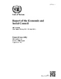 Cover: Report of the Economic and Social Council on Its 2020 Session - United Nations