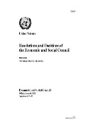 Cover: Resolutions and Decisions of the Economic and Social Council: 2022 Session - United Nations