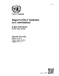 Cover: Report of the Committee on Contributions - United Nations