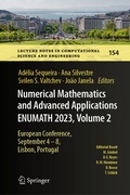 Cover: Numerical Mathematics and Advanced Applications ENUMATH 2023, Volume 2 - Springer