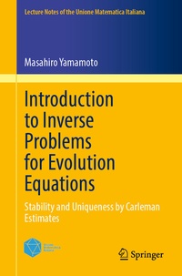 Abbildung von: Introduction to Inverse Problems for Evolution Equations - Springer