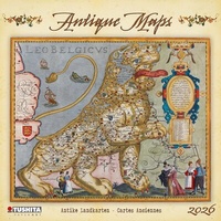 Abbildung von: Antique Maps 2026 - Tushita PaperArt
