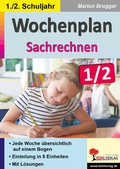 Cover: Wochenplan Sachrechnen / Klasse 1-2 - KOHL VERLAG Der Verlag mit dem Baum