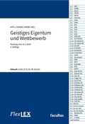 Cover: FlexLex Geistiges Eigentum und Wettbewerb - facultas / FlexLex