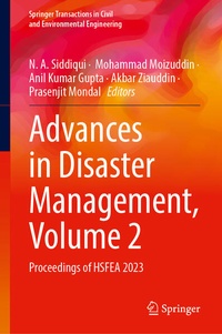 Enlarge image Cover: Advances in Disaster Management, Volume 2 - Springer Nature Switzerland AG