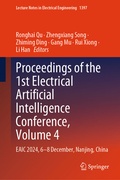 Cover: Proceedings of the 1st Electrical Artificial Intelligence Conference, Volume 4 - Springer