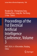Cover: Proceedings of the 1st Electrical Artificial Intelligence Conference, Volume 3 - Springer Nature Switzerland AG