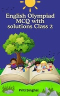 Cover: English Olympiad MCQ with solutions Class 2 - Poorav Publications