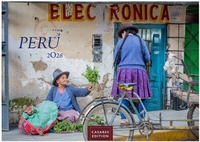 Abbildung von: Peru Kalender 2026 - Wandkalender | Fotokalender Südamerika 24x35cm - Bildkalender mit faszinierenden Natur- und Kulturszenen für Reisefans, Südamerika-Liebhaber & Träumer - CASARES EDITION