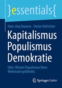 Abbildung von: Kapitalismus Populismus Demokratie - Springer Gabler
