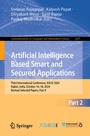 Cover: Artificial Intelligence Based Smart and Secured Applications - Springer