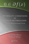 Cover: Optimality Conditions in Convex Optimization - CRC Press
