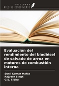 Cover: Evaluaci&oacute;n del rendimiento del biodi&eacute;sel de salvado de arroz en motores de combusti&oacute;n interna - Ediciones Nuestro Conocimiento