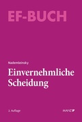 Cover: Einvernehmliche Scheidung - Manz