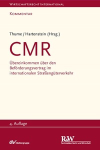 Abbildung von: CMR - Kommentar - Fachmedien Recht und Wirtschaft