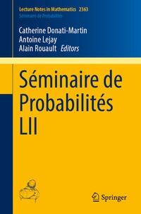 Abbildung von: Séminaire de Probabilités LII - Springer