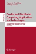 Cover: Parallel and Distributed Computing, Applications and Technologies - Springer Nature Switzerland AG