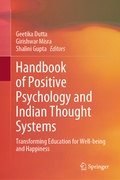 Cover: Handbook of Positive Psychology and Indian Thought Systems - Springer