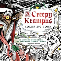 Enlarge image Cover: A Creepy Krampus Coloring Book - Adams Media Corporation