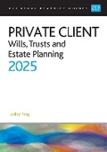 Cover: Private Client 2025: - The University of Law Publishing Limited
