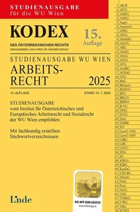 Abbildung von: KODEX Studienausgabe Arbeitsrecht WU 2025 - Linde