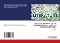 Abbildung von: Linguistic Support of the Pharmaceutical Terms in Uzbek and English - LAP Lambert Academic Publishing