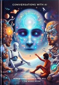 Cover: Mirror Dimmensions & Free Will. (Conversations With AI, #7) - The Weird Monk