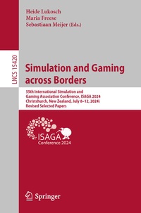Enlarge image Cover: Simulation and Gaming across Borders - Springer