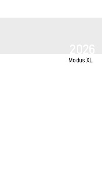 Abbildung von: Taschenkalender Modus XL geheftet Einlage 2026 - Korsch Verlag