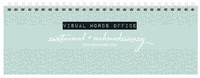 Bild: Tischquerkalender Visual Words Office 2026 - Korsch Verlag