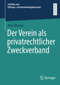 Abbildung von: Der Verein als privatrechtlicher Zweckverband - Springer