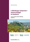 Cover: 4. W&uuml;rzburger Symposium - Sachverst&auml;ndige im Handwerk - Fraunhofer IRB Verlag
