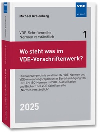 Abbildung von: Wo steht was im VDE-Vorschriftenwerk? 2025 - VDE Verlag