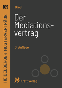 Abbildung von: Der Mediationsvertrag - Kraft Verlag