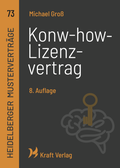 Cover: Know-how Lizenzvertrag - Kraft Verlag