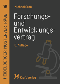 Abbildung von: Forschungs- und Entwicklungsvertrag - Kraft Verlag