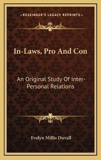 Abbildung von: In-Laws, Pro And Con - Kessinger Publishing