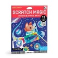 Cover: Cosmic Galaxy Scratch & Sparkle Art Activity Kit - Mudpuppy Press