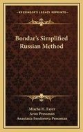 Cover: Bondar's Simplified Russian Method - Kessinger Publishing