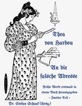 Cover: An die falsche Adresse - BoD - Books on Demand