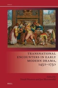 Cover: Transnational Encounters in Early Modern Drama, 1450-1750 - Brill