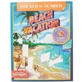 Cover: Sticker by Number Beach Vacation - Parragon