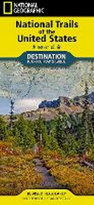 Abbildung von: National Trails of the United States Map - National Geographic Maps