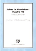 Cover: Joints in Aluminium - INALCO '98 - Elsevier