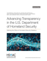 Enlarge image Cover: Advancing Transparency in the U.S. Department of Homeland Security - RAND Corporation